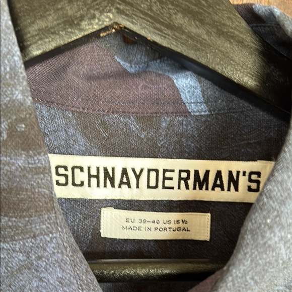 Schnayderman’s Blue and Purple Button Down Shirt from SSENSE - Picture 3 of 12